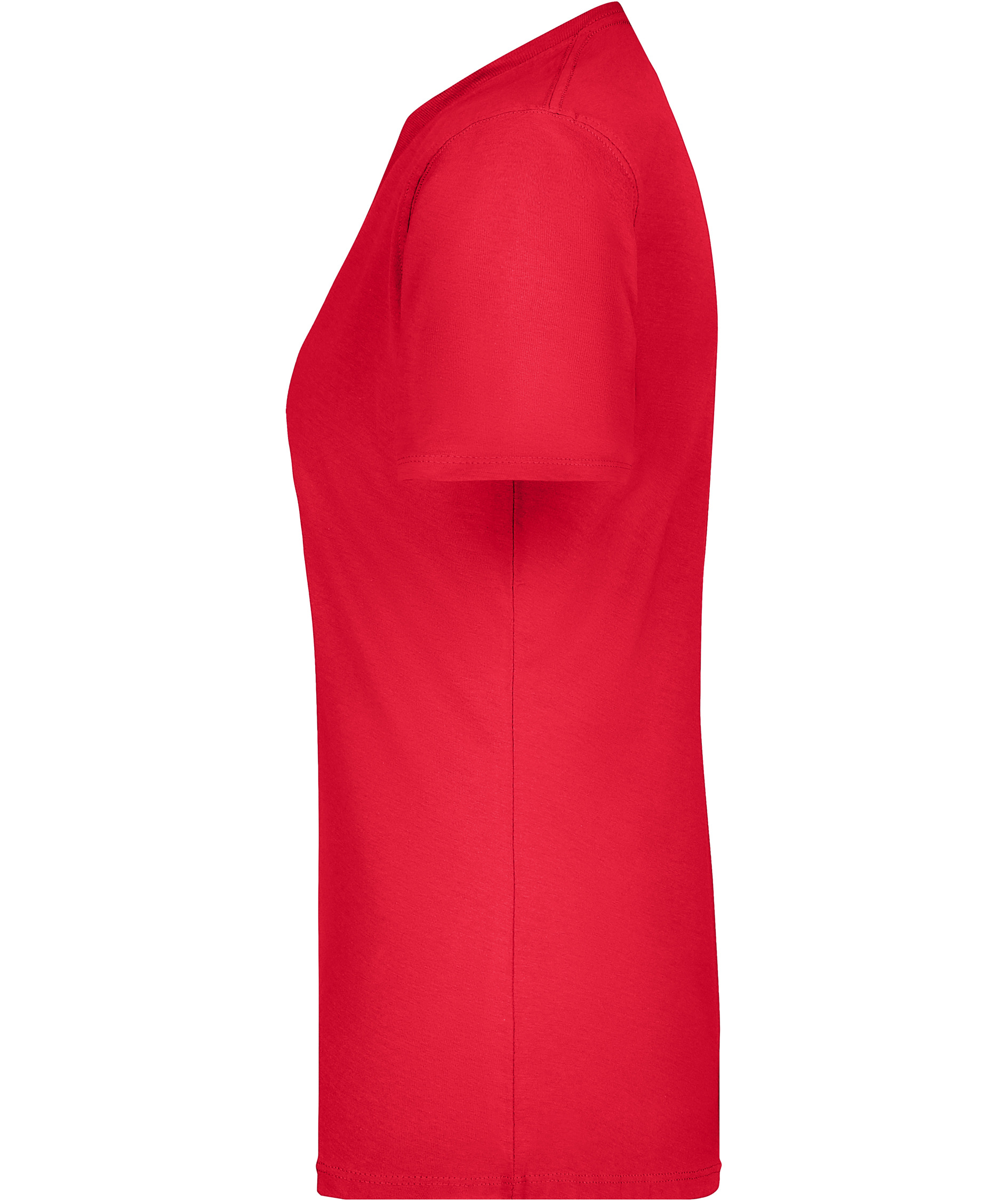 James & Nicholson Basic-T T-shirt dam, R&ouml;d, large image number 3