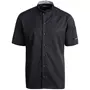 Kentaur modern fit short-sleeved chefs shirt/server shirt, Black Kentaur modern fit short-sleeved chefs shirt/server shirt, Black