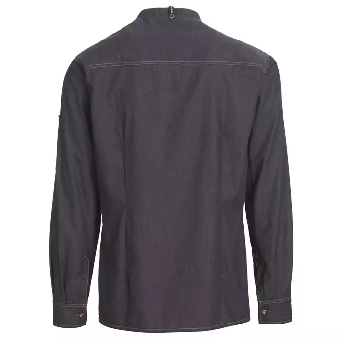 Kentaur modern fit kokkeskjorte/serveringsskjorte, Dark Ocean, large image number 2