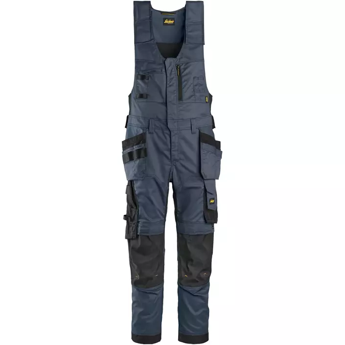 Snickers AllroundWork håndværker helbukser 6012, Navy/black, large image number 0