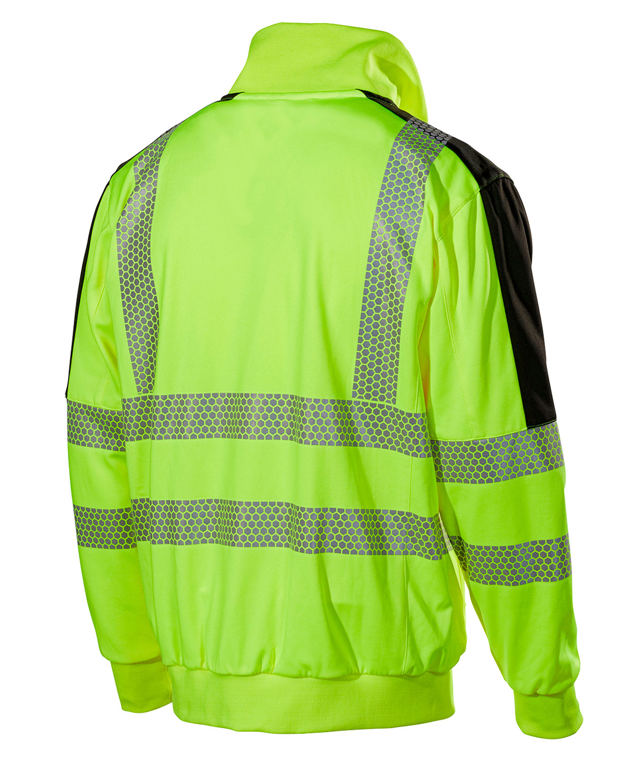 L.Brador 6122P work sweatshirt, Hi-vis Yellow/Black
