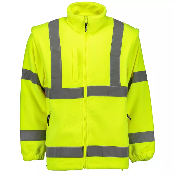 Ocean 2-i-1 Fleecejacke, Hi-Vis Gelb/Navy, large image number 0