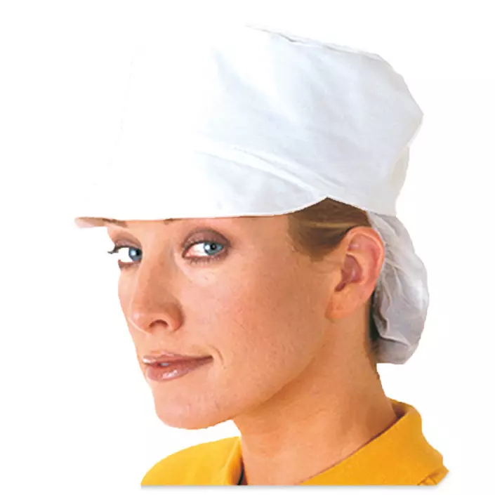 Portwest cap with hairnet, White, large image number 1