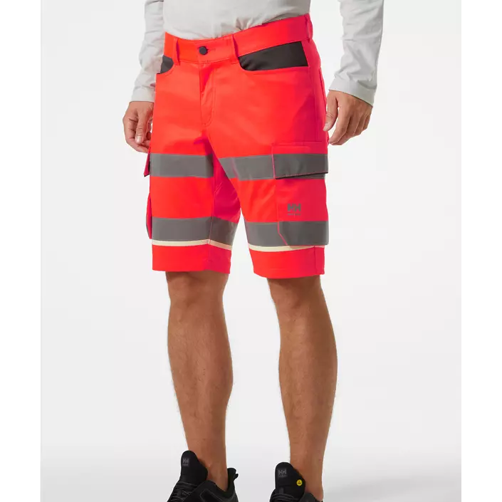 Helly Hansen UC-ME cargo shorts, Hi-Vis Red/Ebony, large image number 1