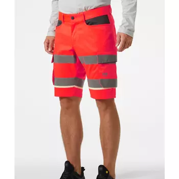 Helly Hansen UC-ME cargo shorts, Hi-Vis Rød/Ebony