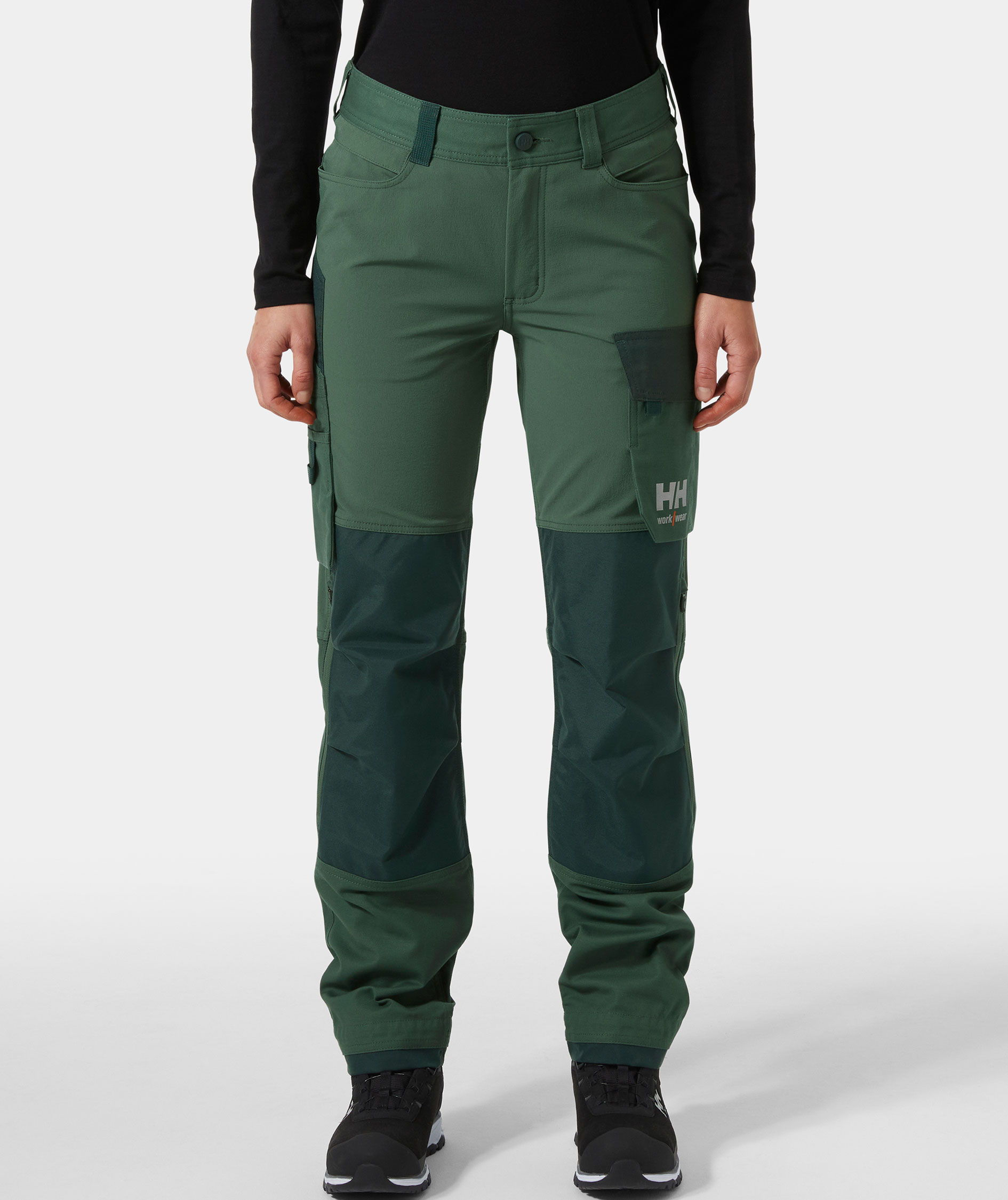 Helly Hansen Oxford 4X Connect&trade; women's work trousers full stretch, Spruce/Darkest Spruce