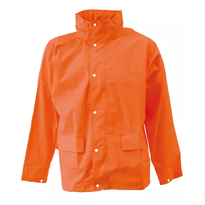 Elka Dry Zone PU rain jacket, Orange, large image number 0