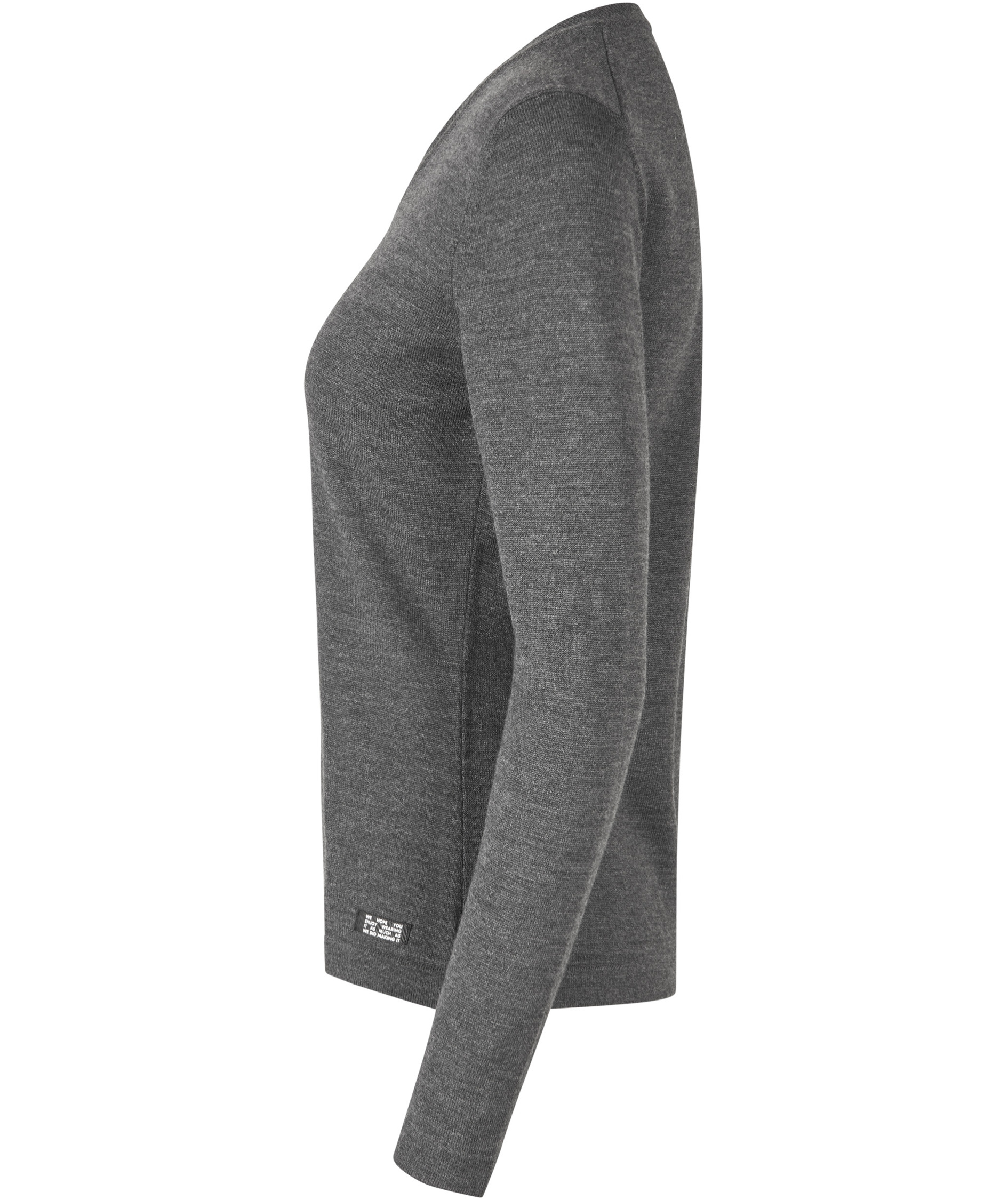 Seven Seas Damen Strickpullover mit Wolle, Dunkelgraue Melange, large image number 2