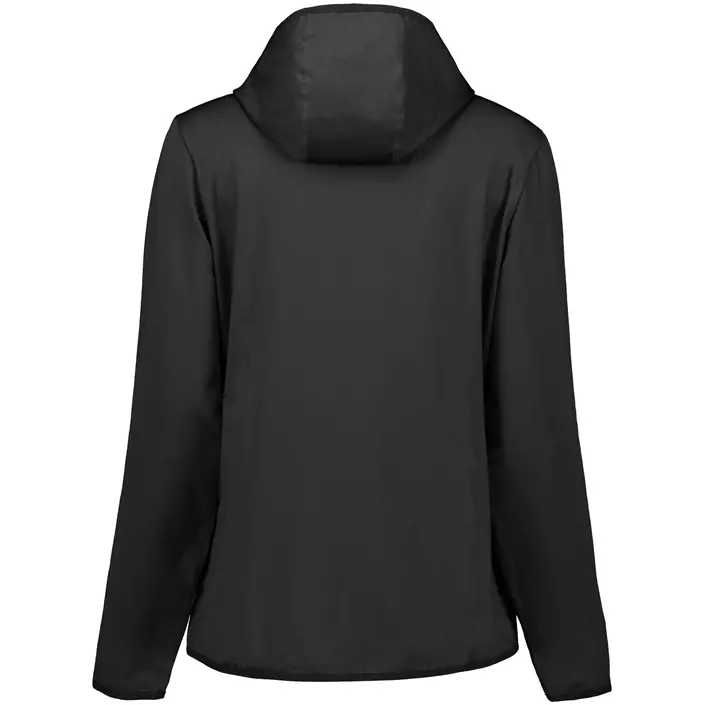 Westborn hoodie med dragkedja dam, Black, large image number 1