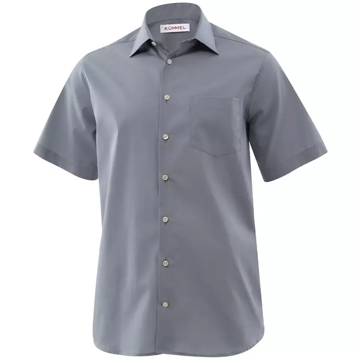 Kümmel Frankfurt Slim fit kortermet skjorte med brystlomme, Grå, large image number 0
