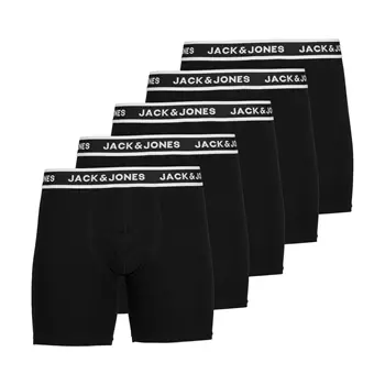 Jack & Jones JACSOLID 5-pack boksershorts, Black