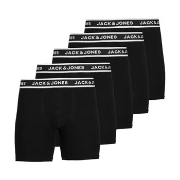 Jack & Jones JACSOLID 5er-Pack Boxershorts, Black