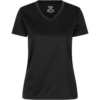 ID Yes Active women's T-shirt, Black