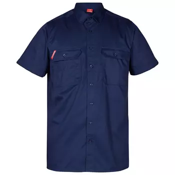 Engel Extend kortærmet arbejdsskjorte, Blue Ink