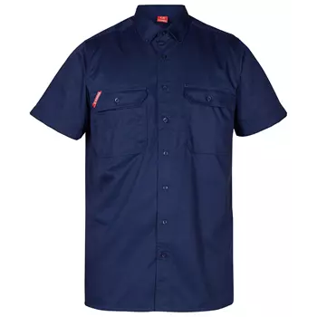 Engel Extend short-sleeved work shirt, Blue Ink