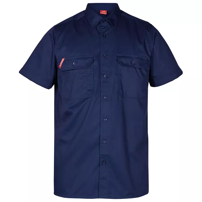 Engel Extend kortærmet arbejdsskjorte, Blue Ink, large image number 0