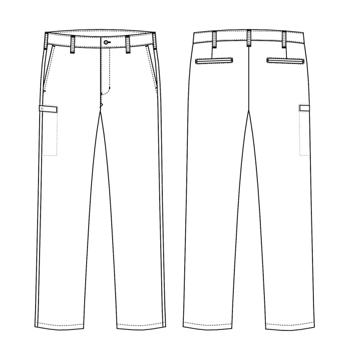 Kentaur chino trousers, White, large image number 3