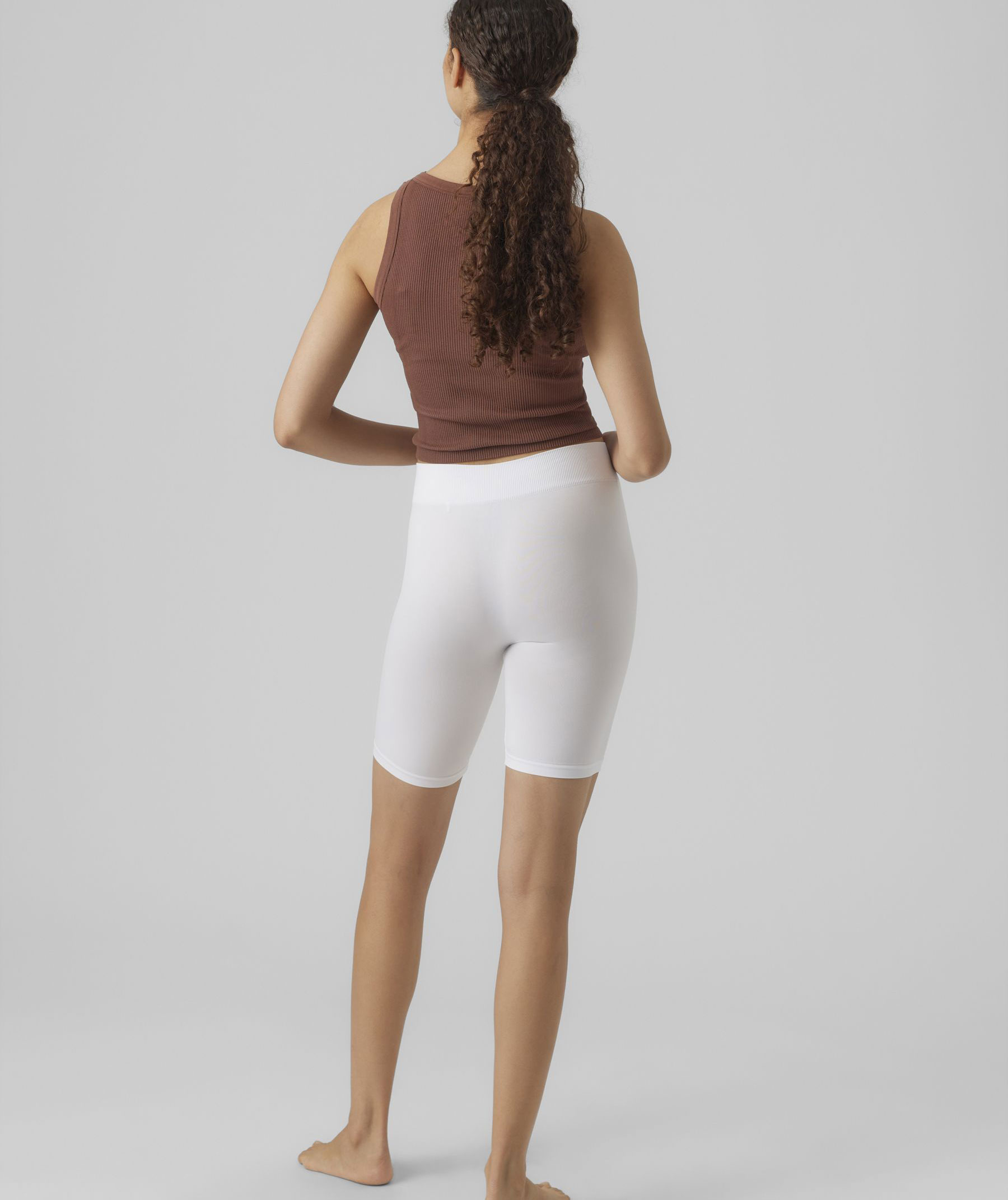 Vero Moda VMJACKIE women's seamless inner shorts, Snow White, large image number 2