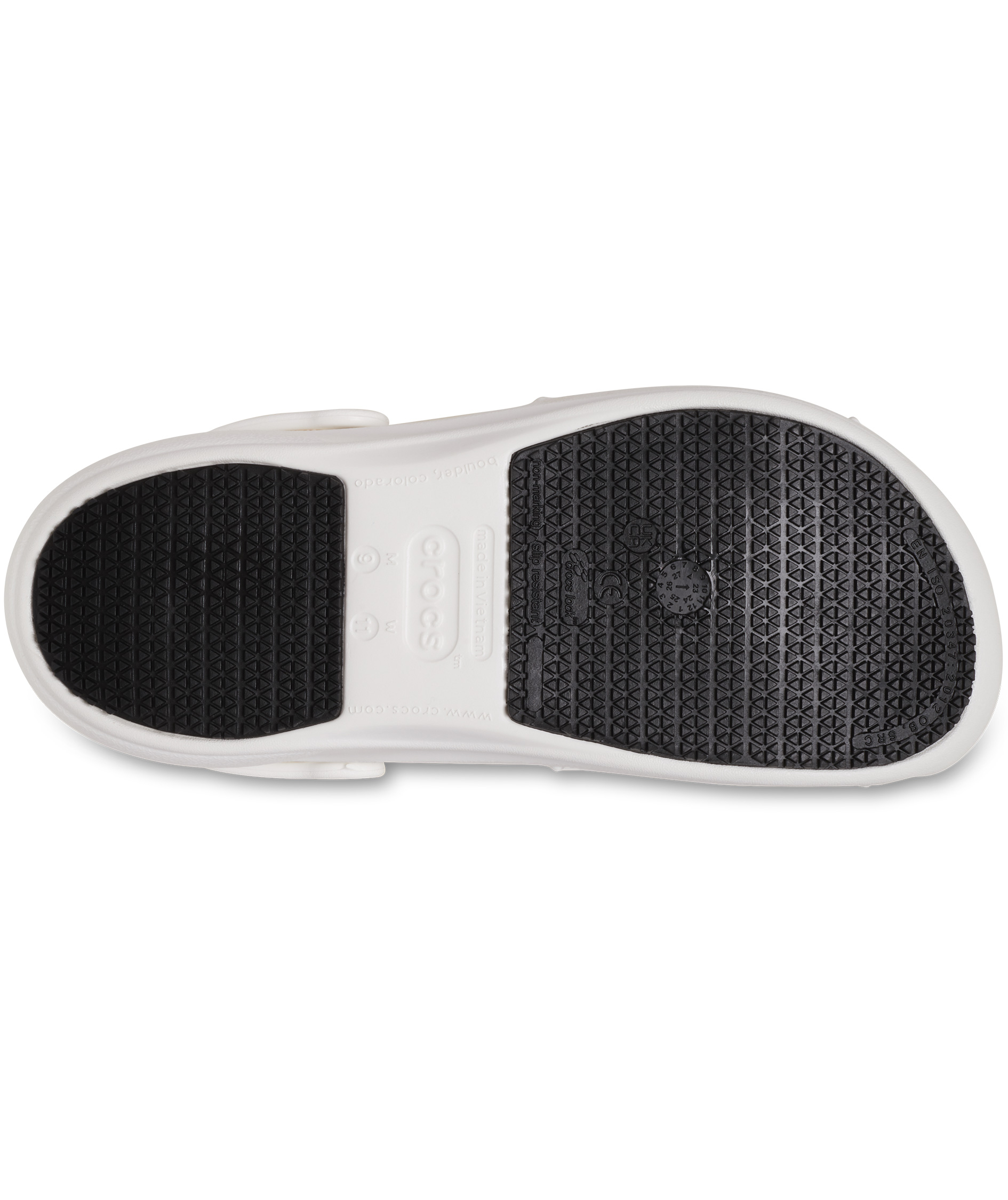 Crocs Bistro Work Clog OB, White, large image number 5