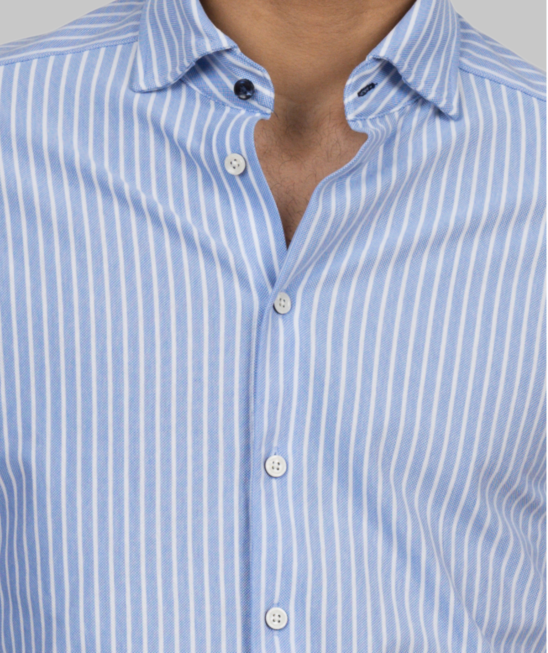 J. Harvest & Frost Indigo Bow 34 slim fit shirt, Blue, large image number 4