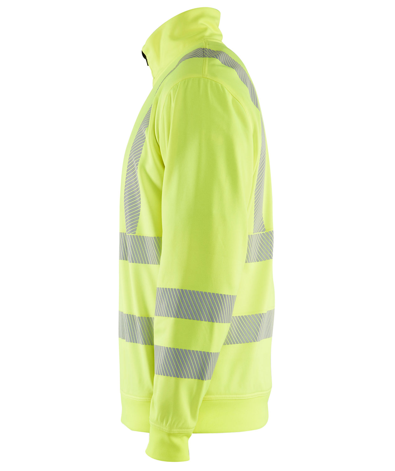 Bl&aring;kl&auml;der half zip sweatshirt, Hi-Vis Yellow, large image number 3