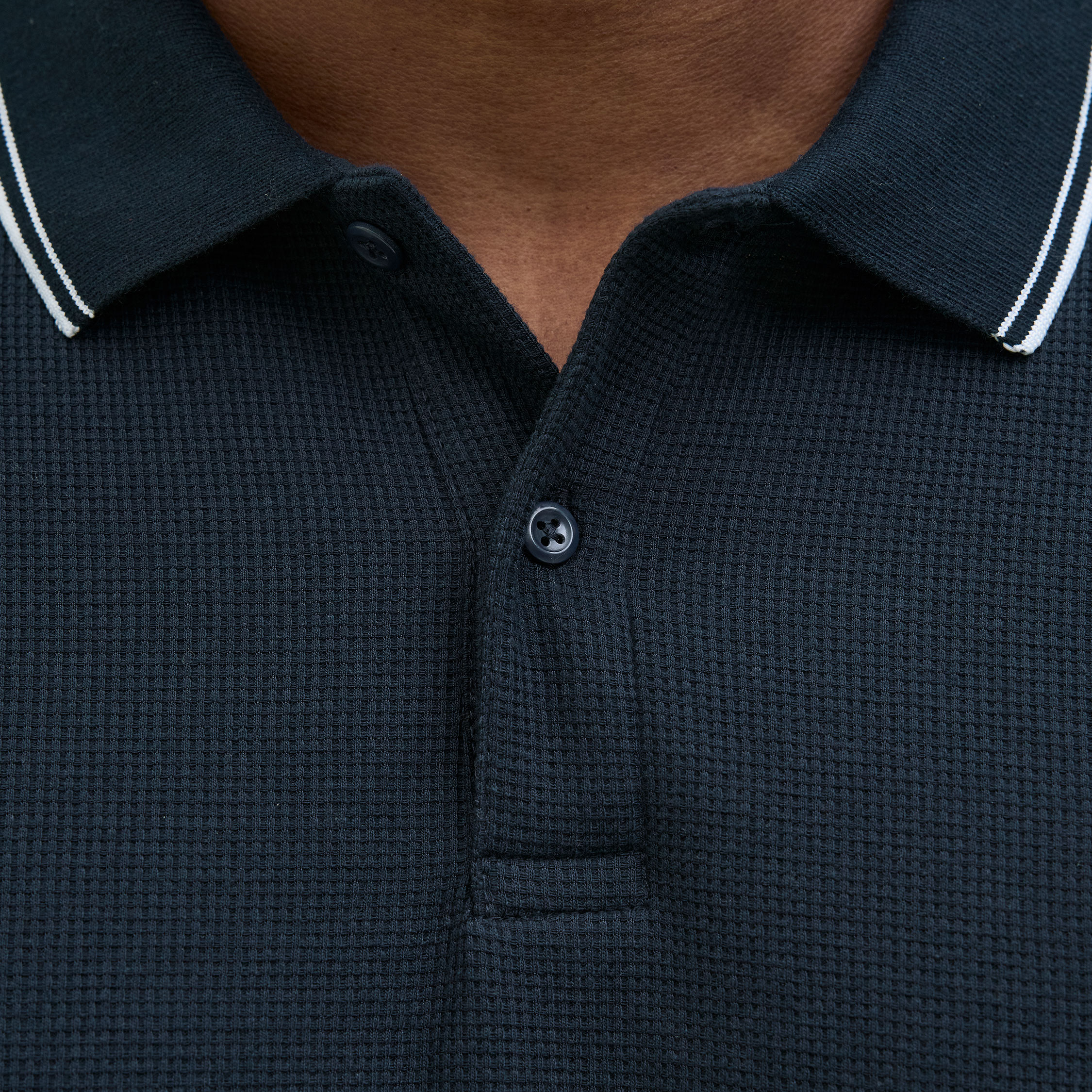 Jack & Jones Plus JJEAUSTIN Polo T-shirt, Sky Captain, large image number 2