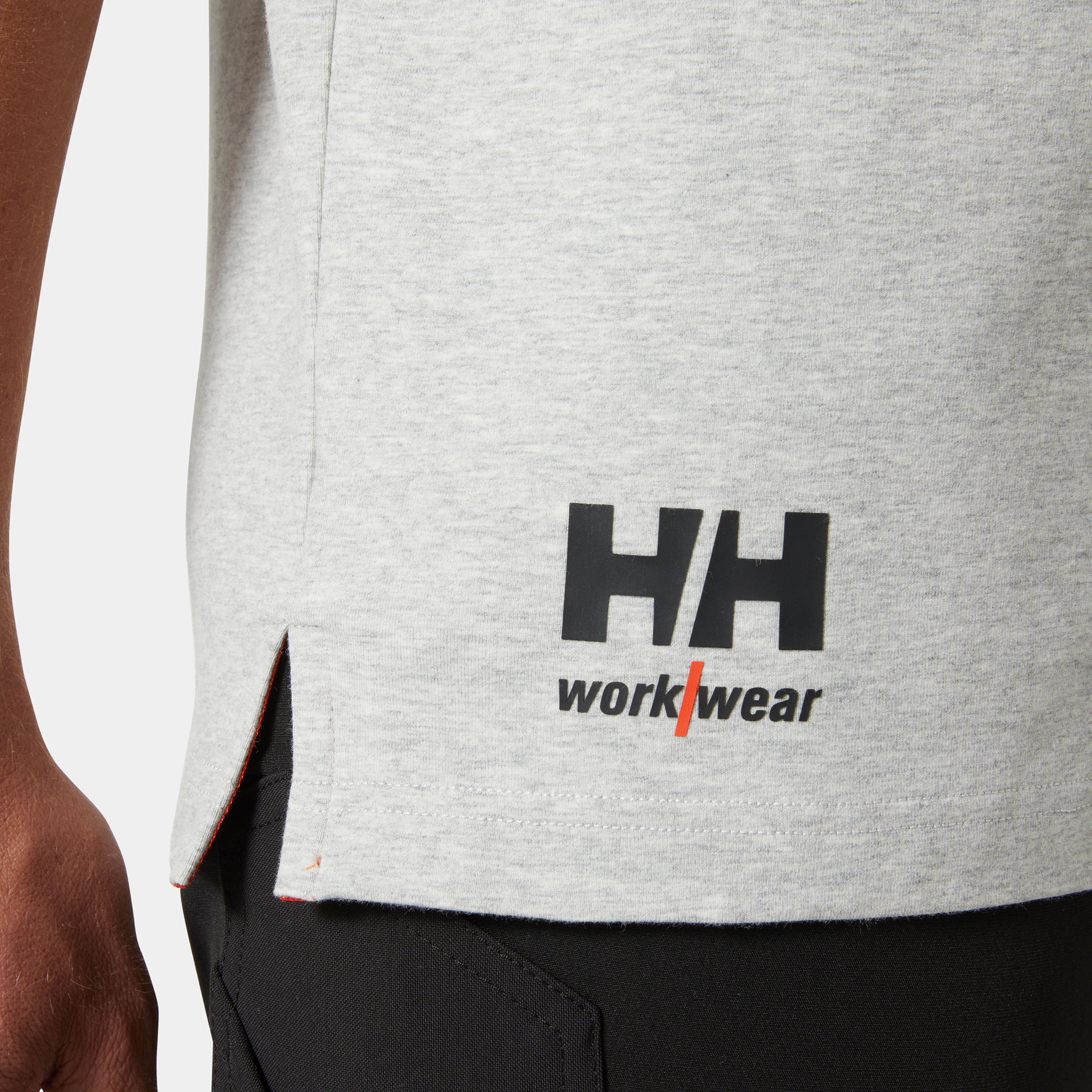 Helly Hansen Kensington polo T-shirt, Grey melange , large image number 5