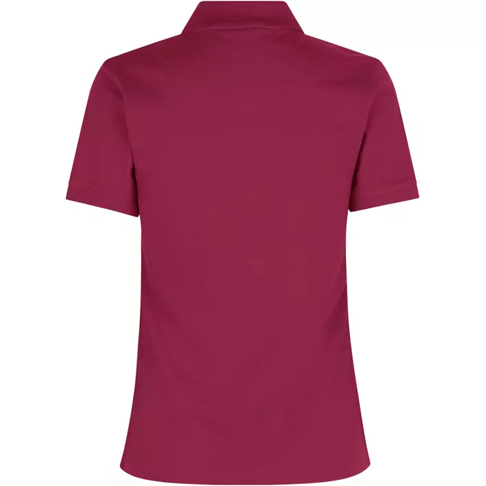 ID women's Pique Polo T-shirt with stretch, Cerise, large image number 1