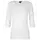 ID 3/4 sleeved women's stretch T-shirt, White, White, swatch