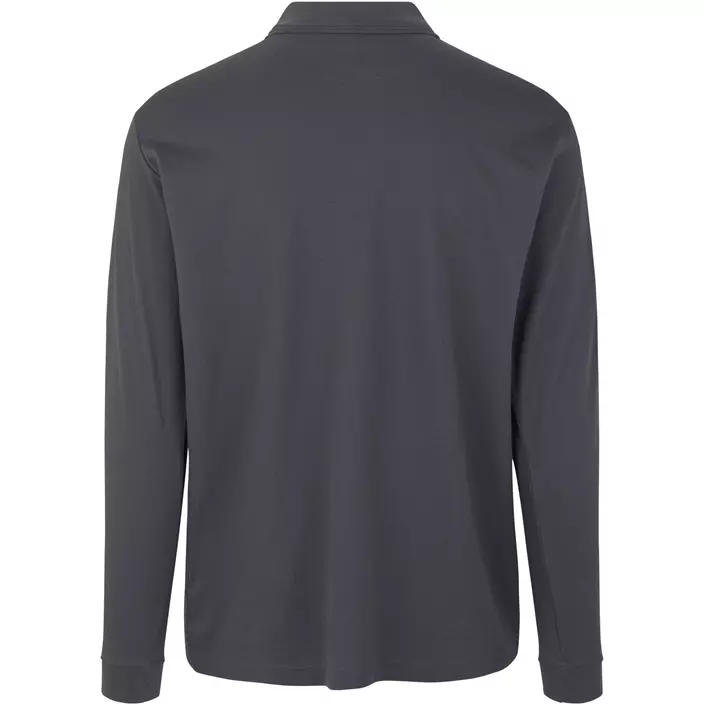 ID PRO Wear langærmet Polo T-shirt, Silver Grey, large image number 1