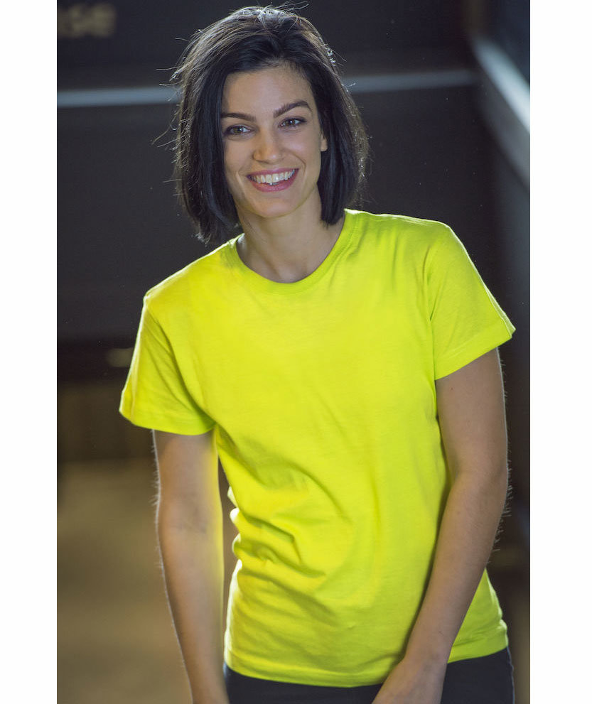 Clique Basic dame T-shirt, Refleks Gr&oslash;n, large image number 5