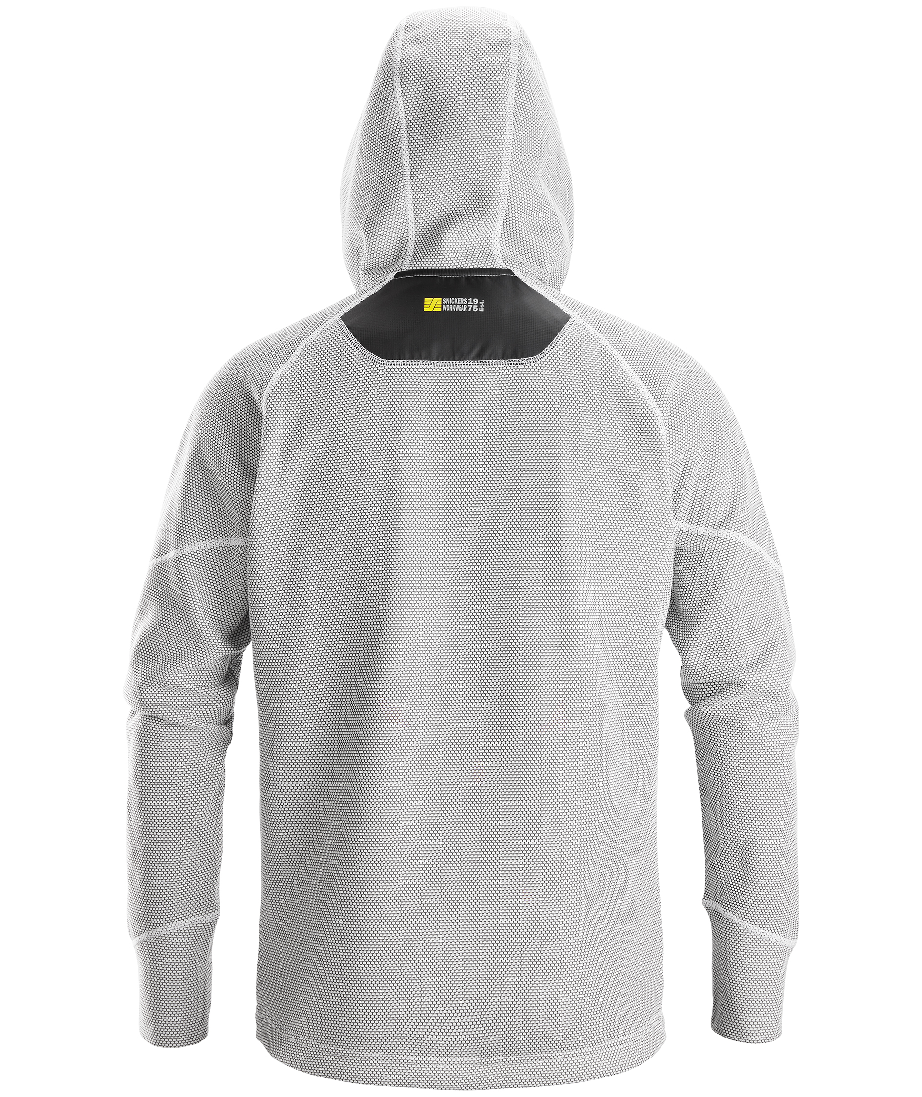 Snickers FlexiWork fleecehoodie 8041, White/black