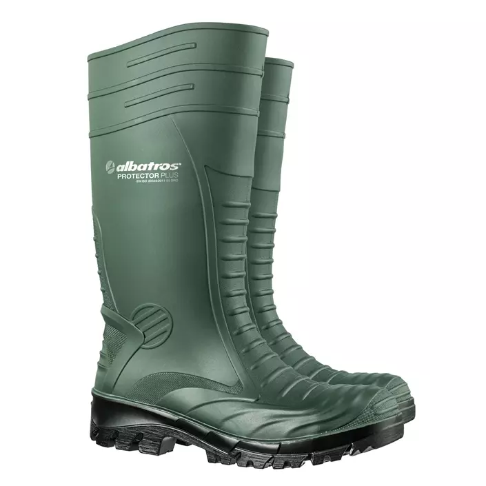 Albatros X-Treme safety rubber boots S5, Green, large image number 0