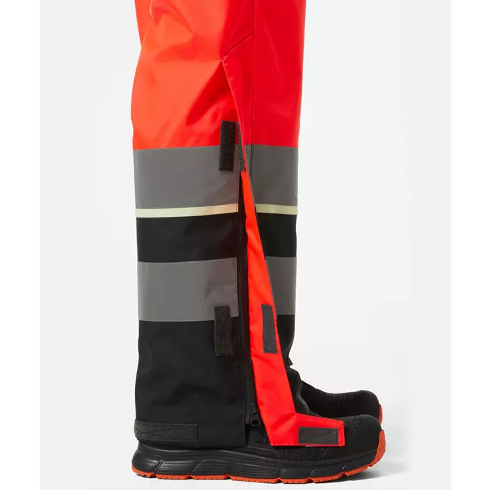Helly Hansen UC-ME shell trousers, Hi-Vis Red/Ebony, large image number 5