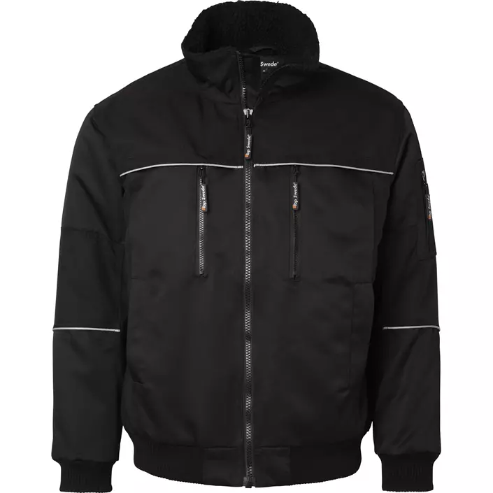 Top Swede pilot jacket 5126, Black, large image number 0