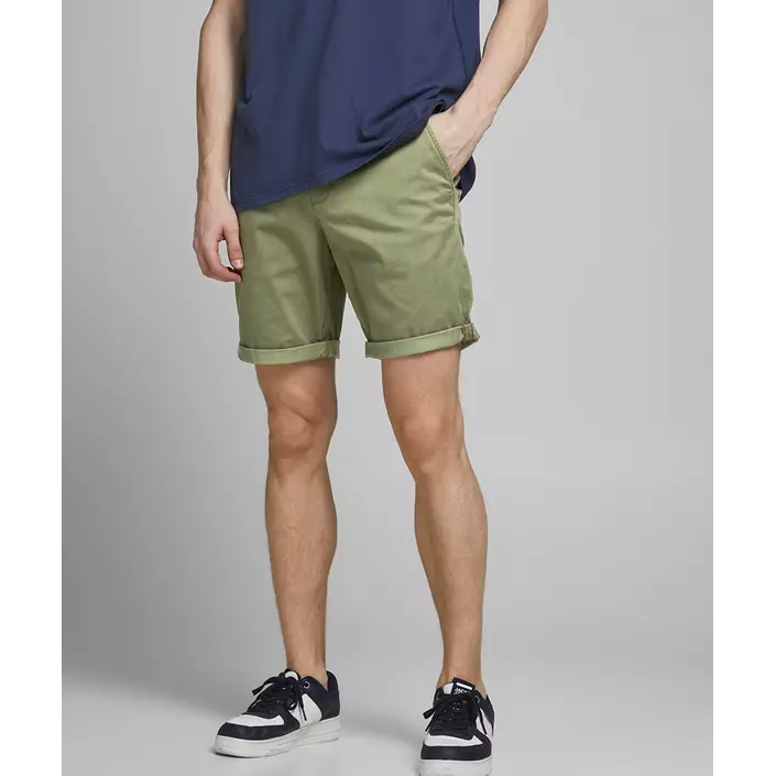 Jack & Jones JPSTBOWIE Chino shorts, Deep Lichen Green, large image number 6