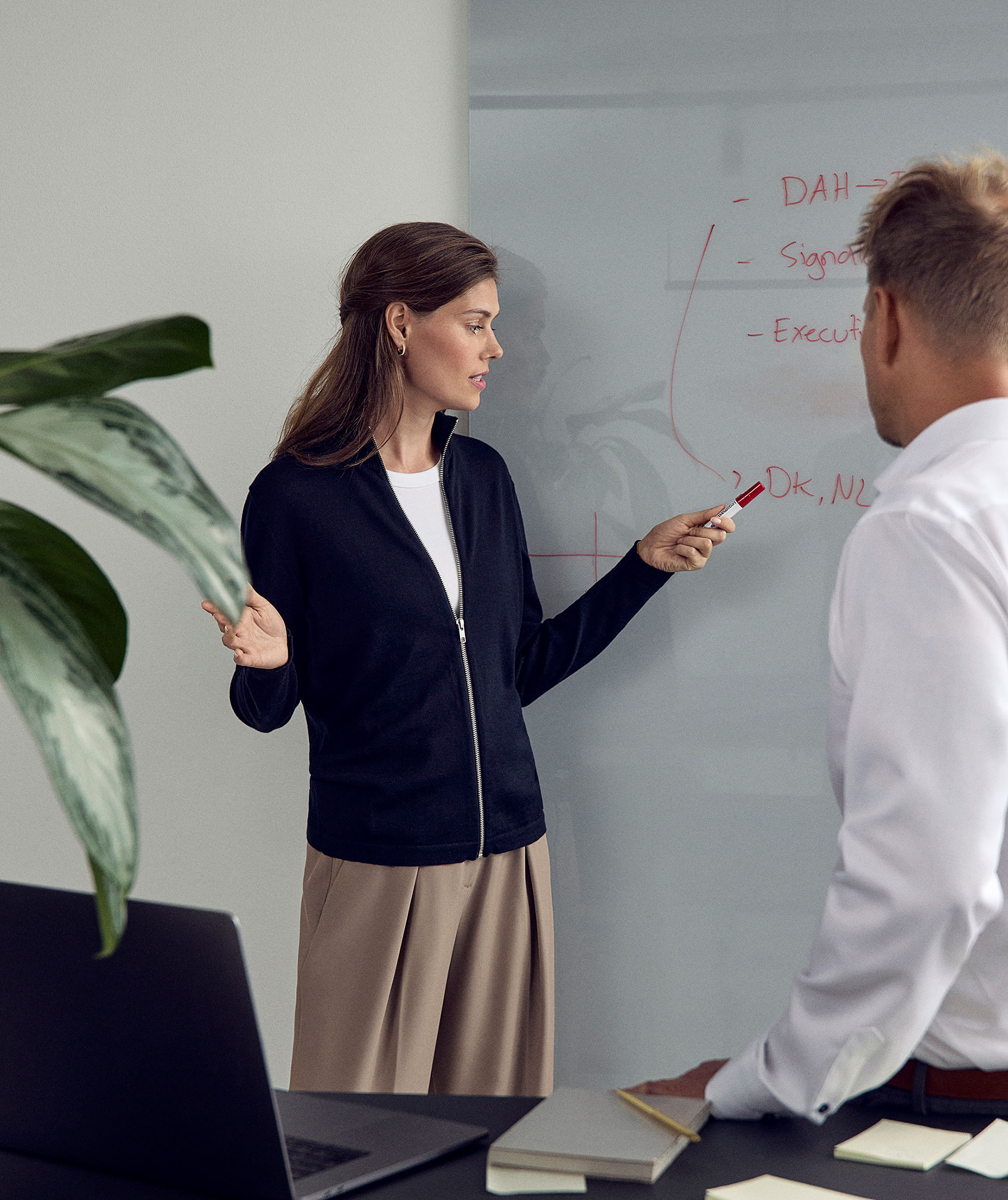 Seven Seas women's knitted cardigan with merino wool, Navy, large image number 4