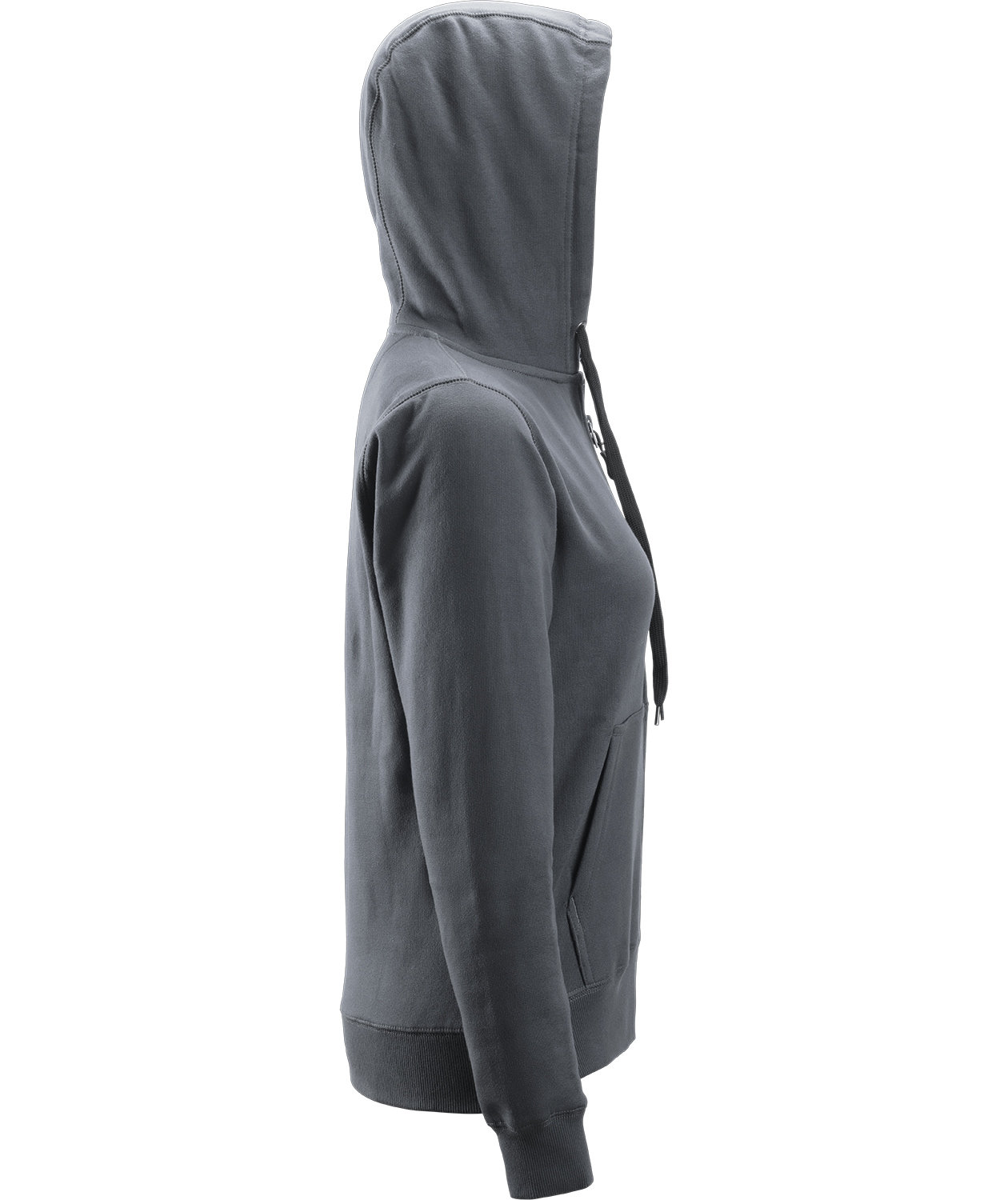 Snickers women's zip hoodie 2806, Steel Grey, large image number 3