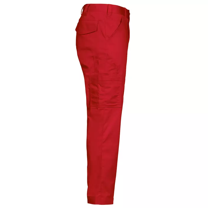 ProJob letvægts servicebukser 2518, Rød, large image number 3