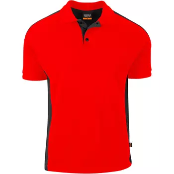 YOU New Haven  polo T-skjorte, Rød/Svart