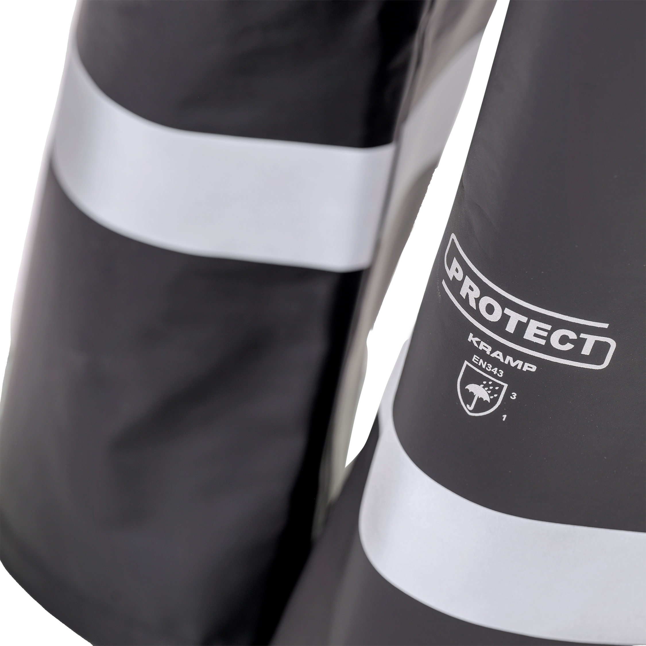 Kramp Protect regnbukser, Sort, large image number 6