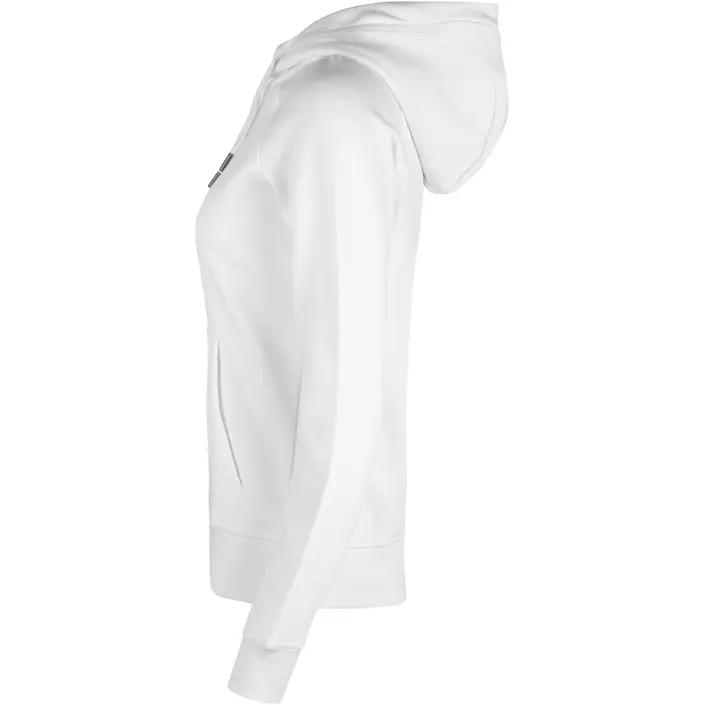 ID dame hættetrøje med lynlås, Hvid, large image number 2