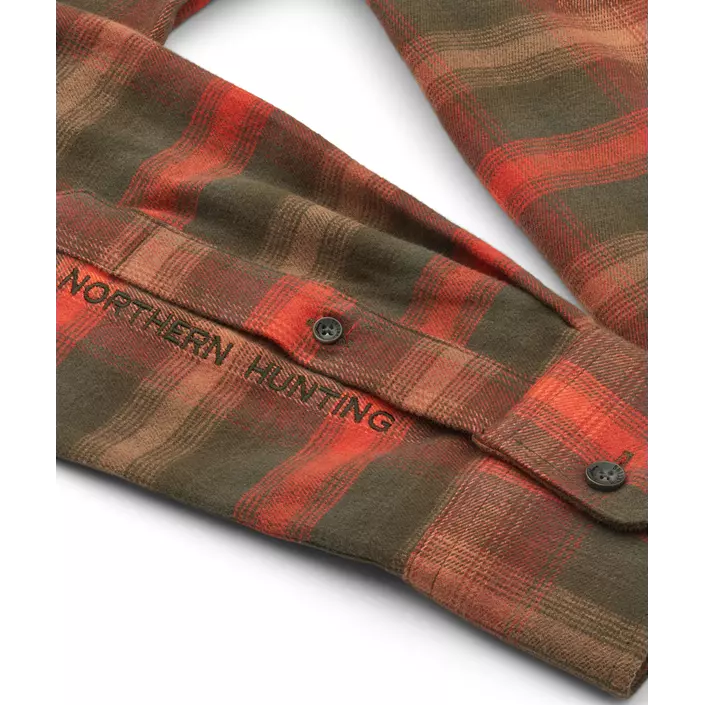 Northern Hunting Ubbe shirt, Orange checked, large image number 4