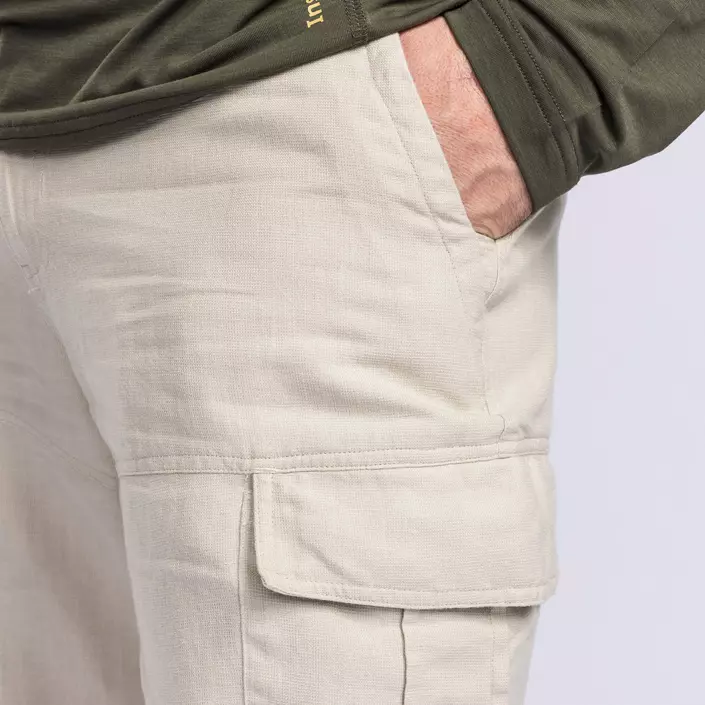 Pinewood Värnamo NartureSafe bukser med hør, Linen Beige, large image number 4