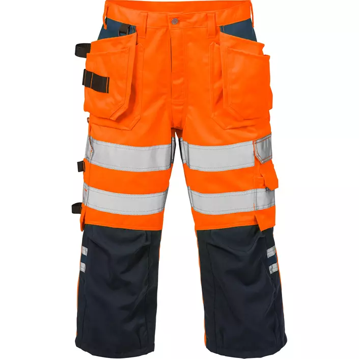 Kansas work knee pants, Hi-vis Orange/Marine, large image number 0