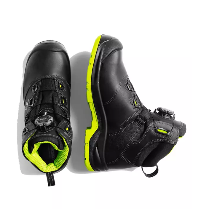 Arbesko 949 safety boots S3, Black/Lime, large image number 1