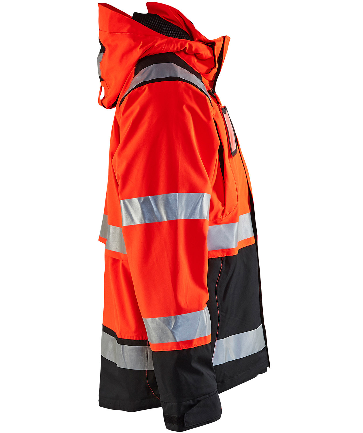 Bl&aring;kl&auml;der shell jacket, Hi-vis Red/Black, large image number 3