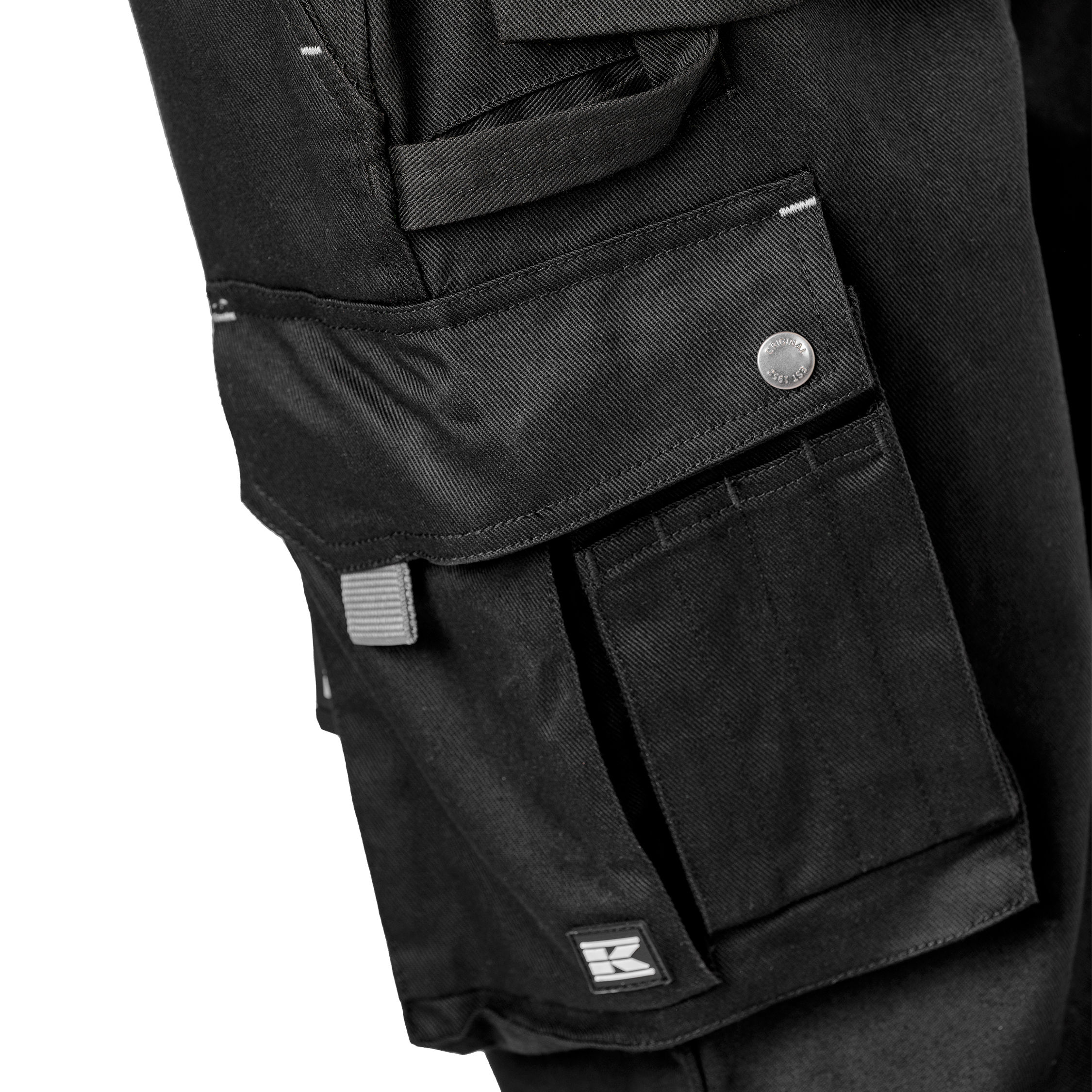 Kramp Original bib and brace, Black, large image number 3