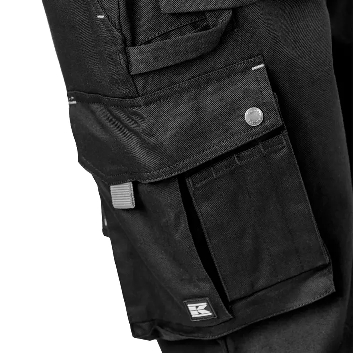 Kramp Original hängselbyxa, Svart, large image number 3