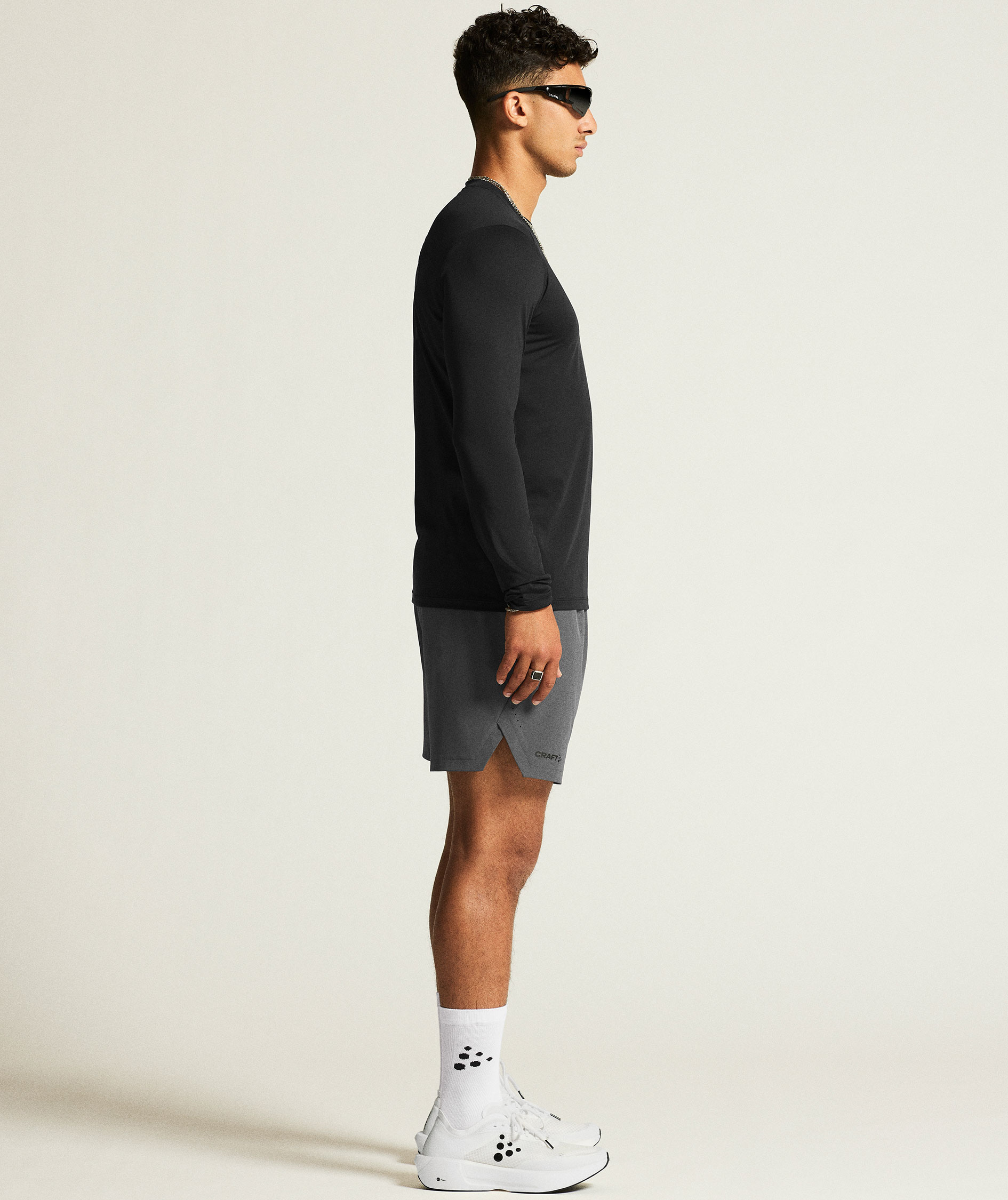 Craft ADV Essence l&aring;ng&auml;rmad T-shirt, Black, large image number 5